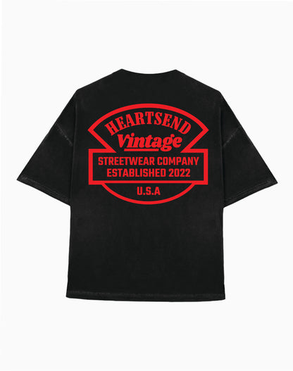 Hearts Racing Crest T-Shirt - Red