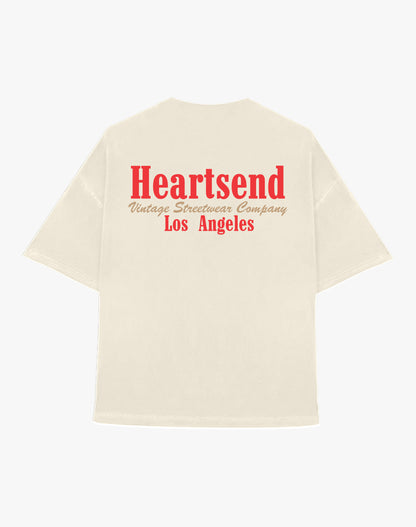 Heartsend Retro Tee - Cream